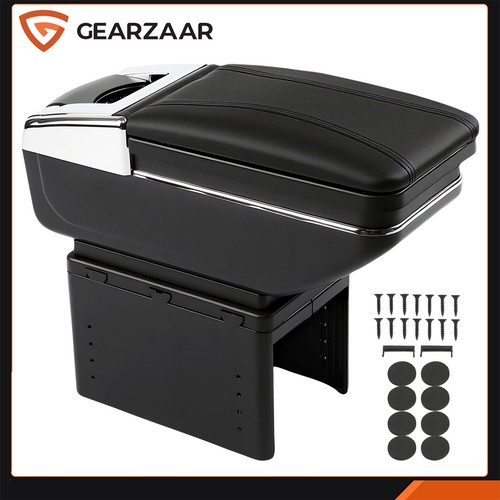 Car armrest storage box double - car,