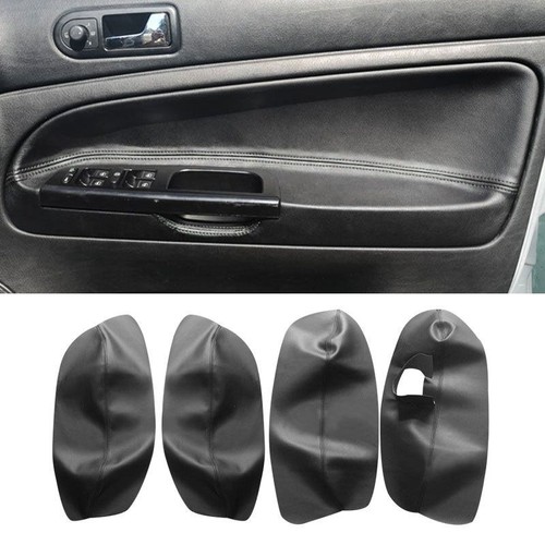 4pcs black leather - 4pcs, panel